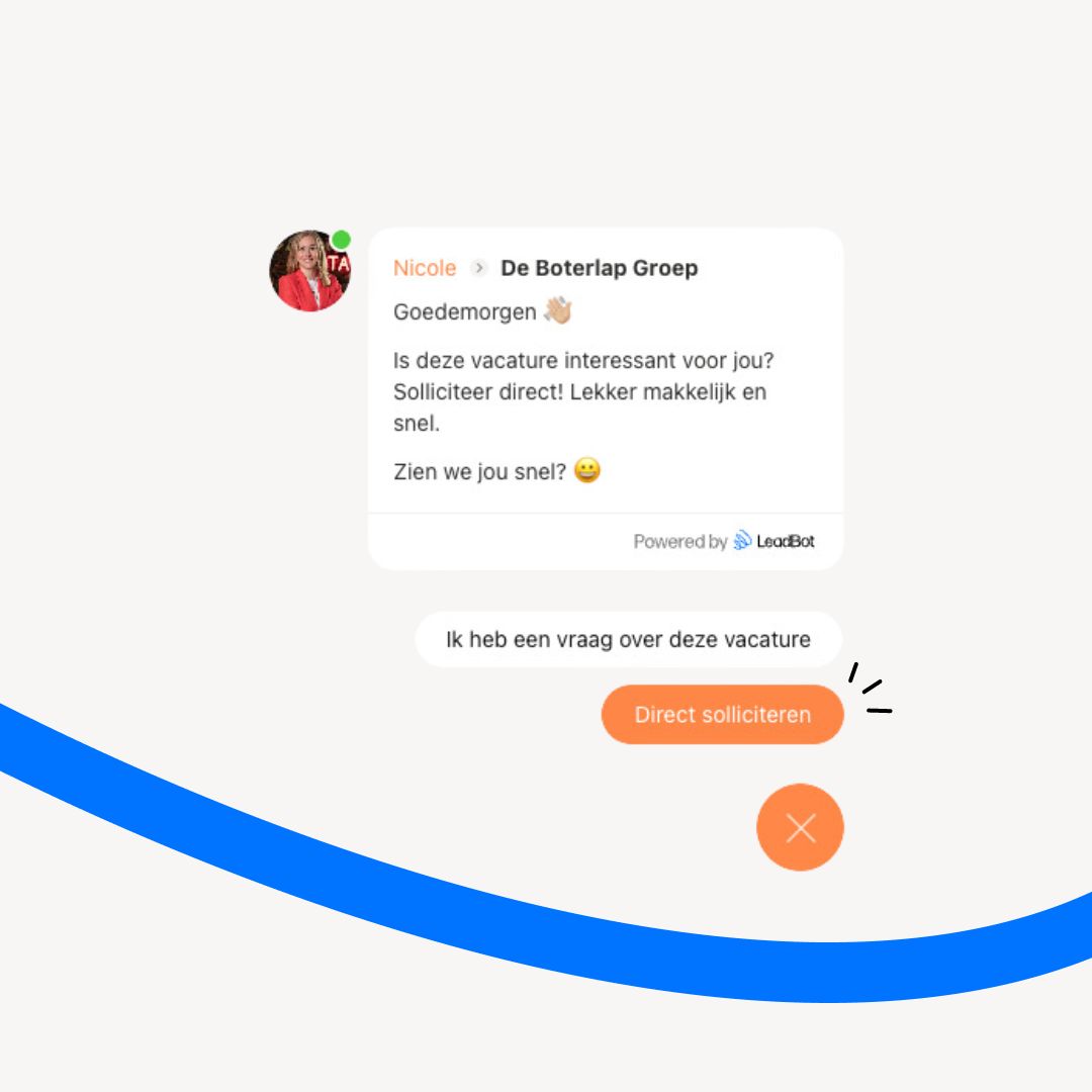 Recruitment marketing with LeadBot
