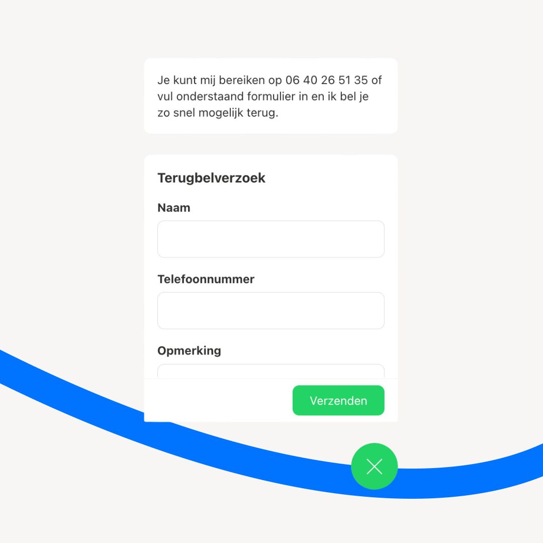 Increase your contact moments with LeadBot